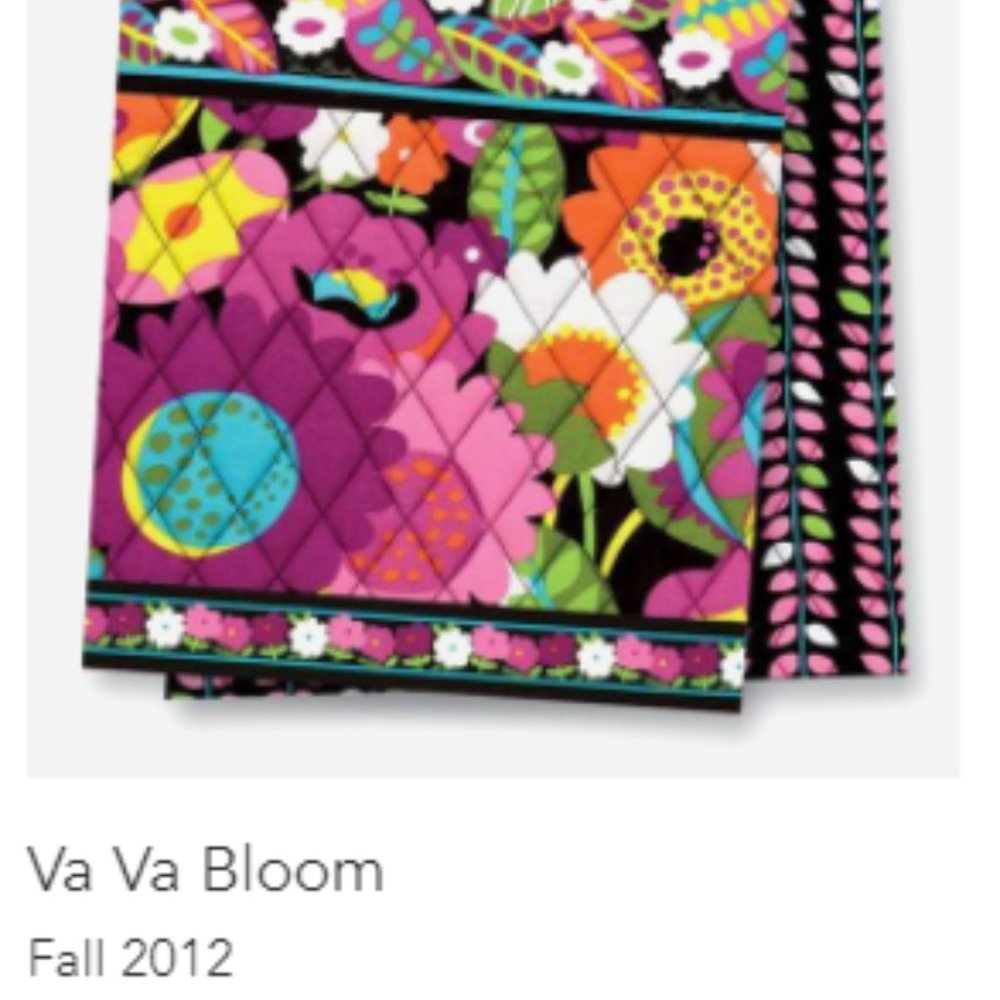 Vera Bradley Va VA Bloom Pink Floral Crossbody Shoulder Bag - Picture 7 of 7